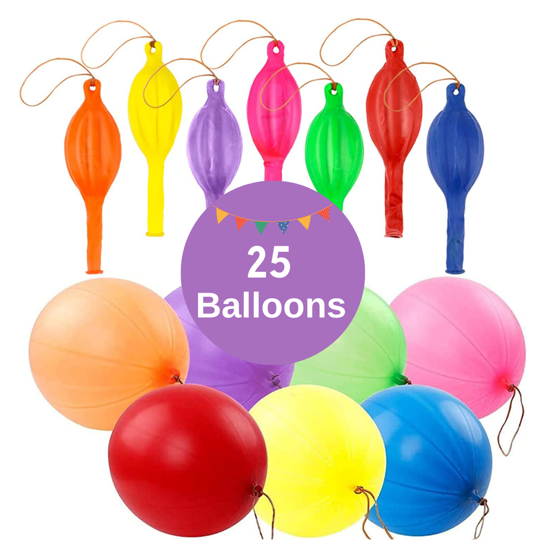 25 Large Punch Balloons for Kids