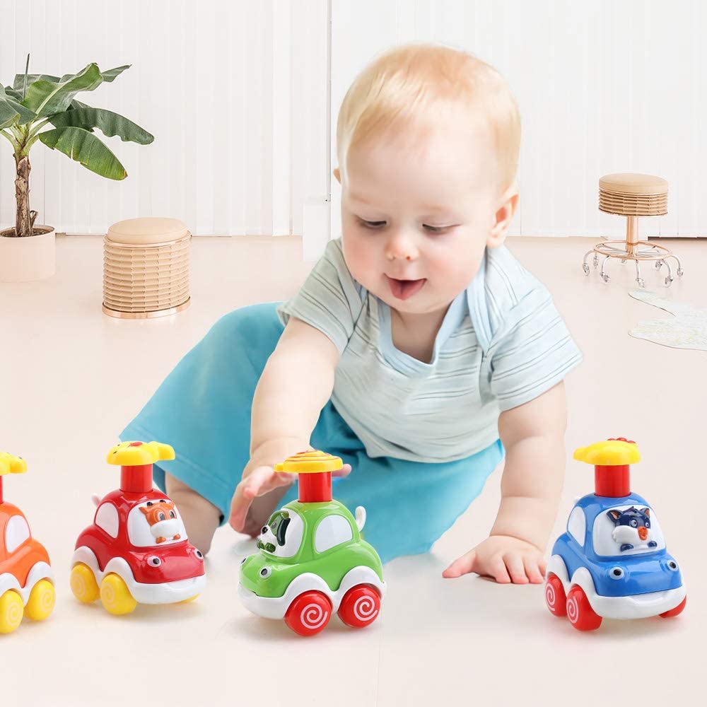Baby Toys Animal Car - 4 Cars