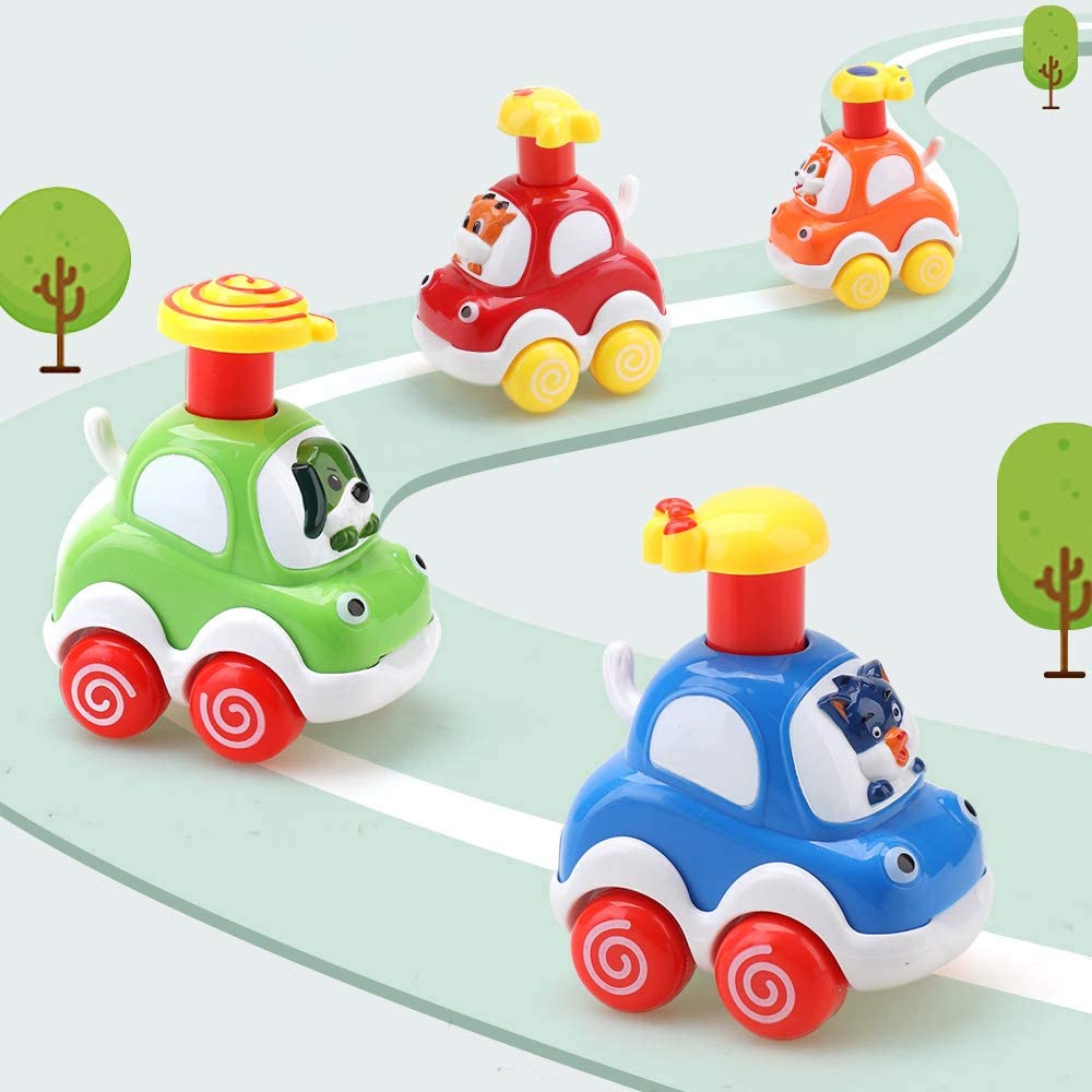Baby Toys Animal Car - 4 Cars