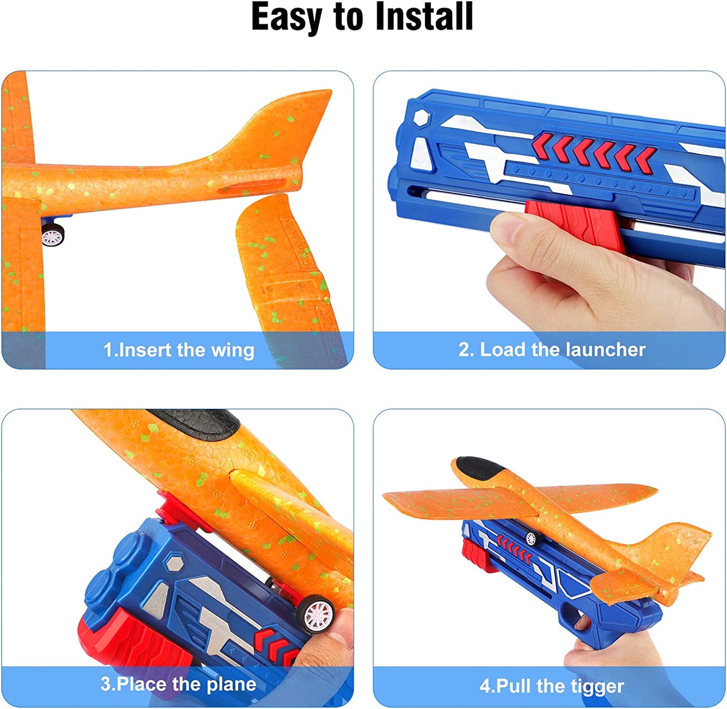 Airplane Launcher Toy - Pack of 3